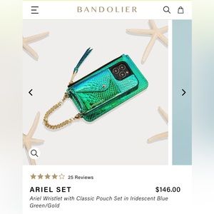 ISO (In Search Of): Bandolier ARIEL case/set in Aqua Green for iPhone 13 Pro Max